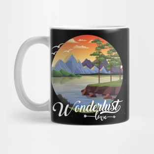 Sunrise Wanderlust love Explore the world travel lover summer design holidays vacation Mug